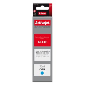 Activejet AC-G41C Bl�kpatron til Canon-printer, erstatning for Canon GI-41C 4543C001; Supreme; 70 ml; bl�