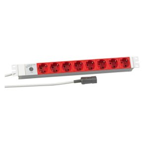 EFB Elektronik 691698K stikd�se 2 m 8 AC stikkontakt(er) R�d, Hvid