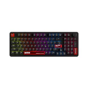 Marvo Klawiatura mechaniczna Arma 98 tastatur Spil QWERTY UK international Sort