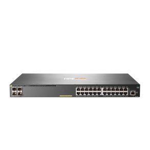 HPE Aruba Networking 2930F 24G PoE+ 4SFP Switch Administreret L3 Gigabit Ethernet (10/100/1000) Str�m over Ethernet (PoE) 1U Gr�