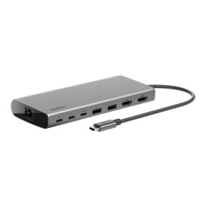 Belkin INC015BTSGY-CZ dockingstation Ledningsfrt USB 3.2 Gen 1 (3.1 Gen 1) Type-C Aluminium