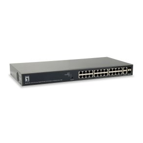 LevelOne GEP-2651 netv�rksswitch Administreret L3 Gigabit Ethernet (10/100/1000) Str�m over Ethernet (PoE) Sort