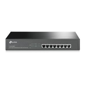 TP-Link TL-SG1008MP netv�rksswitch Ikke administreret Gigabit Ethernet (10/100/1000) Str�m over Ethernet (PoE) Sort