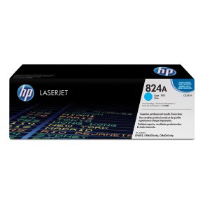 HP Original 824A LaserJet-tonerpatron, cyan