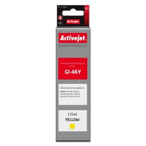 Activejet AC-G46Y Bl�kpatron til Canon-printer, erstatning for Canon GI-46Y; Supreme; 135 ml; gul