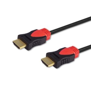 Savio CL-140 HDMI-kabel 7,5 m HDMI Type A (Standard) Sort,Rd