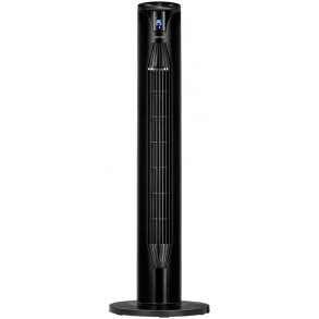 MPM MWP-26/C gulvst�ende s�jleventilator, 3-trins regulering af luftstr�mmen, meget st�jsvag drift, fjernbetjening, sort