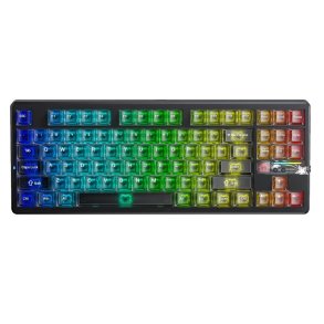 AULA Gasket F87 Pro V2 Black Mist Transparent Leobog X3 RGB tastatur