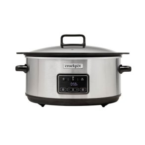 Crock-Pot CSC112X langsomt kogende gryde, 6,5 l (s�lvfarvet)