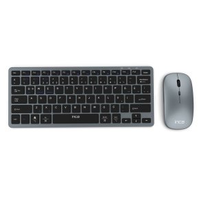 Inca IBK-572BT tastatur Mus inkluderet RF tr�dl�s + Bluetooth Sort