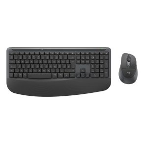 Logitech Signature Comfort Plus Combo MK880 for Business tastatur Mus inkluderet Universel USB + Bluetooth QWERTZ Tysk Grafit