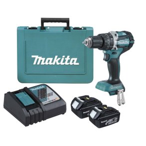 Makita DHP484RTE bor 2000 rpm Nglefri 1,6 kg Sort, Bl