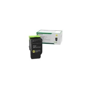 Lexmark 78C2UY0 tonerpatron 1 stk Original Gul