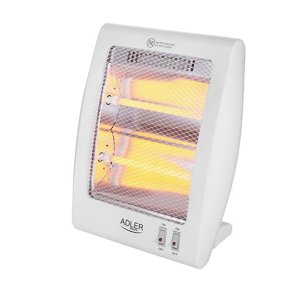 Adler AD 7709 Indend�rs Hvid 800 W Kvarts elektrisk rumvarmer