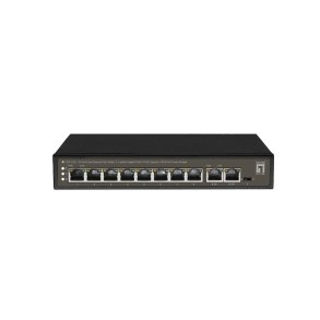 LevelOne FGP-1031 netv�rksswitch Ikke administreret Gigabit Ethernet (10/100/1000) Str�m over Ethernet (PoE) Sort