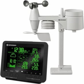 Bresser Optics 7002520CM3000 digital vejrstation Sort, Hvid LED Batteri