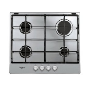 Whirlpool TGML 650 IX kogeplade S�lv Indbygget Gaskomfur 4 zone(s)