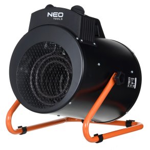 NEO TOOLS 90-069 Elektrisk varmeapparat Rustfrit stl 5000 W IPX4 Sort
