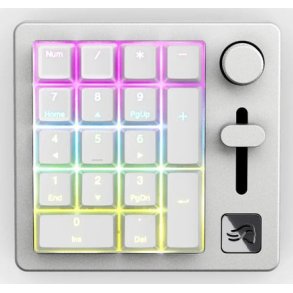 Keychron GMMK Numpad tastatur Hjemme/kontor USB + RF Wireless + Bluetooth Hvid