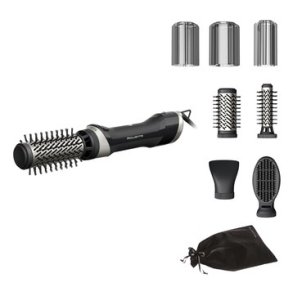 Rowenta Brush Activ UB9540F0 h�rstyler Varmluftsb�rste Varm Sort, S�lv 1000 W
