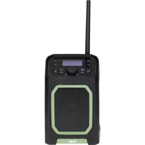 Imperial DABMAN OR 5 mobiele DAB+/FM buitenradio B�rbar Digital Sort, Gr�n
