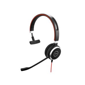 Jabra Evolve 40 UC Mono Headset Ledningsf�rt Kontor/Callcenter USB Type-C / USB Type-A Sort