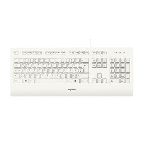Logitech K280E Pro f/ Business tastatur Kontor USB QWERTZ Tysk Hvid