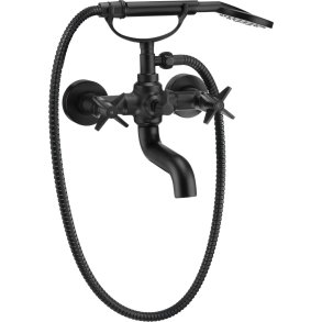 Blandingsbatteri til bad DEANTE Temisto (BQTN11D) vgmonteret med brusest Sort