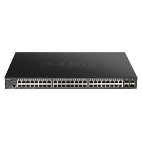 D-Link DGS-1250-52XMP Administreret L3 Str�m over Ethernet (PoE) Sort