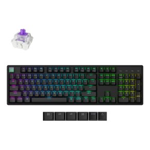 Keychron K10 HE tastatur Spil USB + RF Wireless + Bluetooth QWERTY Engelsk Sort