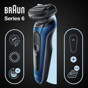 Braun Series 6 61-B1500s Folie shaver Trimmer Bl�