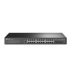 TP-Link JetStream TL-SG3428X netv�rksswitch Administreret L2+/L3 Gigabit Ethernet (10/100/1000) 1U Sort