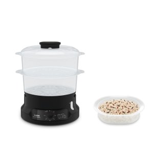 Tefal Minicompact VC139810 dampkoger 2 kurv(e) Fritst�ende 800 W Sort
