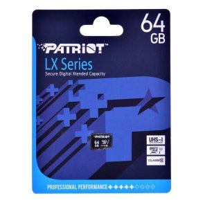 Patriot Memory PSF64GMDC10 hukommelseskort 64 GB MicroSDXC UHS-I Klasse 10
