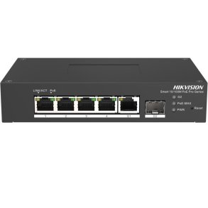 Hikvision DS-3T1306P-SI/HS netv�rksswitch Administreret L2 Fast Ethernet (10/100) Str�m over Ethernet (PoE) Sort