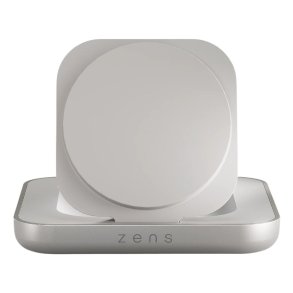 ZENS ZESC20W/00 oplader til mobil enhed Hovedtelefoner, Smartphone, Ur Hvid, S�lv USB Tr�dl�s opladning Hurtig opladning Indend�rs