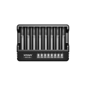 Battery charger Li-ion 3,6V / 3,7V / 1,5V and 1,2V Ni-MH XTAR MX8