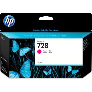 HP 728 130 ml DesignJet-blkpatron, magenta