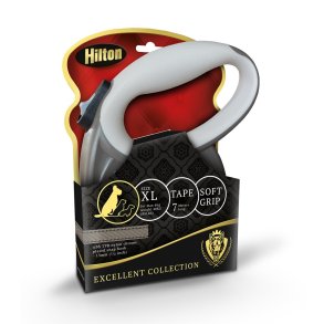 HILTON Smart dog XL (40kg) - automatisk line - brun-beige - 7 m