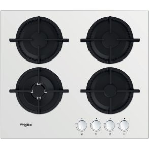 Whirlpool AKT 625/WH kogeplade Hvid Indbygget Gaskomfur 4 zone(s)