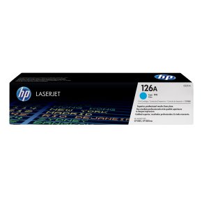 HP Original 126A LaserJet-tonerpatron, cyan