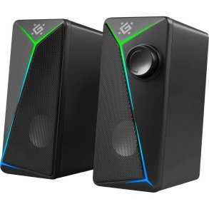 PC Speakers 2.0 DEFENDER J5 2.0 6W LED USB black