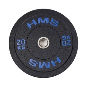HMS Fitness HTBR20 1 stk Olympic Gummibelagt vgtskive