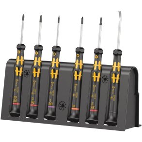 Wera Kraftform Micro 6 ESD Smartphone-Reparaturset 1 S�t Lige skruetr�kker