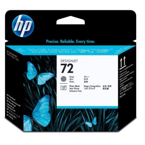 HP 72 DesignJet-skrivehoved, gr� og fotosort