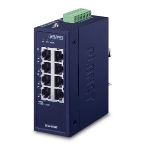 PLANET ISW-800T netvrksswitch Ikke administreret L2 Fast Ethernet (10/100) Bl