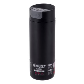 Kambukka Olympus Matte Black - termisk krus, 500 ml