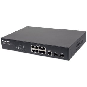 Intellinet 561167 netvrksswitch Administreret Gigabit Ethernet (10/100/1000) Strm over Ethernet (PoE) Sort