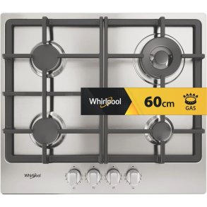 Whirlpool TGML 661 IX R Rustfrit st�l Indbygget 58 cm Gaskomfur 4 zone(s)