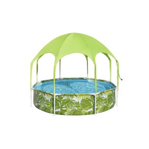 Bestway 56432 / 23 swimmingpool til over jorden Indrammet pool Rund 1688 L Bl�, Gr�n, Hvid